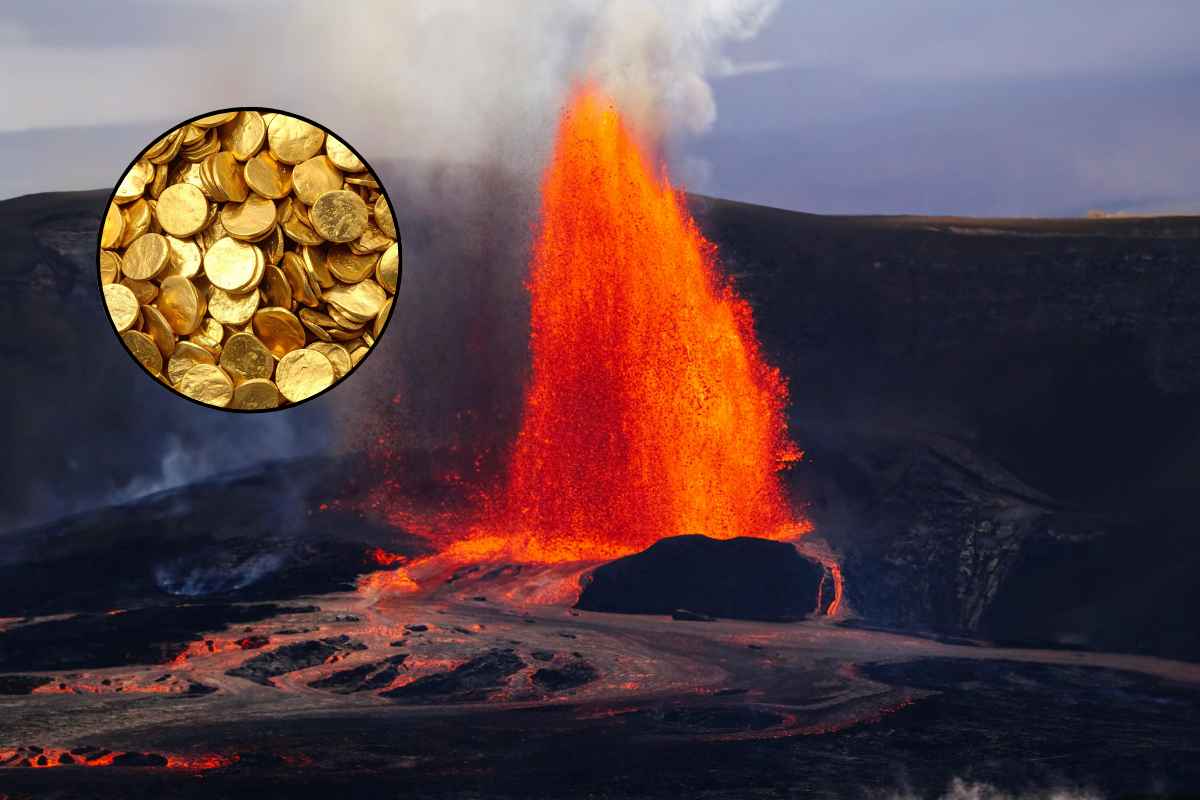 vulcano oro scoperta scientifica